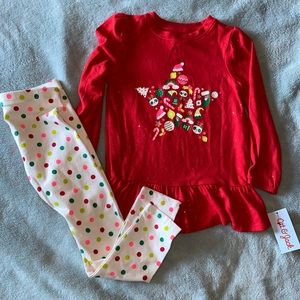 Cat & Jack Toddler Christmas outfit